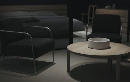 Dark-themed furniture